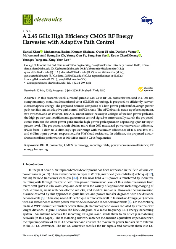 Curated visual reference: Energy Efficient Ghz Router Technology Reference: Pdf A 2 45 Ghz High Efficiency Cmos Rf Energy