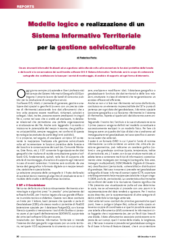 (PDF) Modello logico e realizzazione di un Sistema Informativo ...