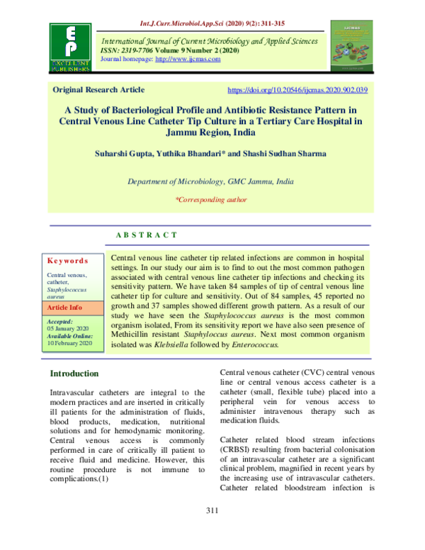 (PDF) Study of bacteriological profile and antibiotic susceptibility ...