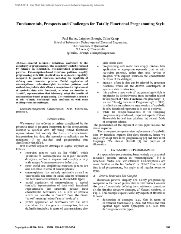 View of (PDF) Fundamentals, Prospects and Challenges for Totally Functional ...