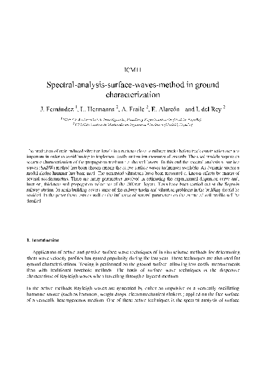 (PDF) Spectral-analysis-surface-waves-method in ground characterization