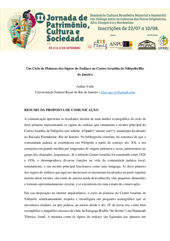 (PDF) 2023 - Um Ciclo de Pinturas dos Signos do Zodíaco no Centro ...