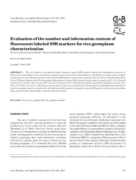 (PDF) Evaluation of the number and information content of fluorescent ...