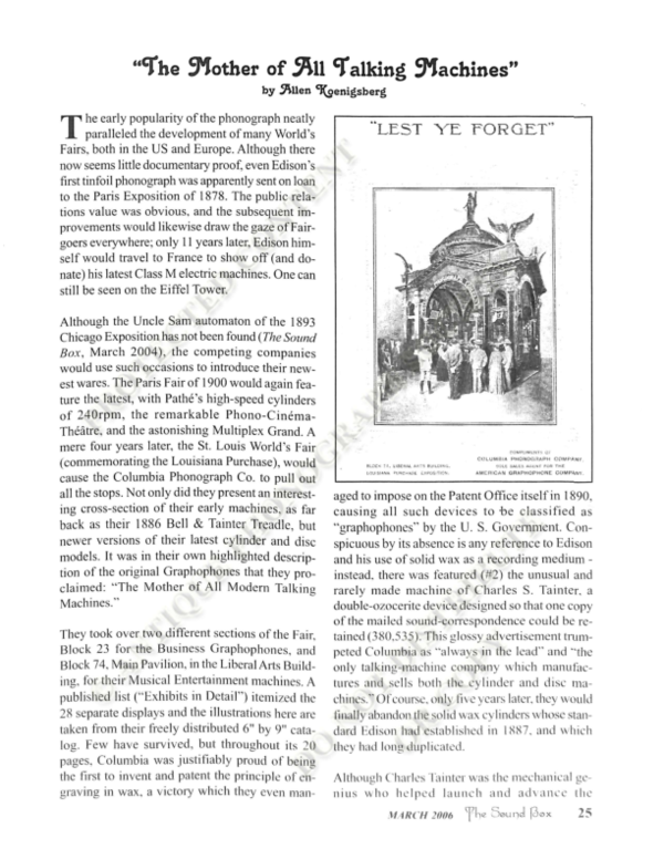 (PDF) "The Mother of All Talking Machines"