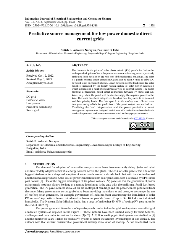 (PDF) Predictive source management for low power domestic direct ...