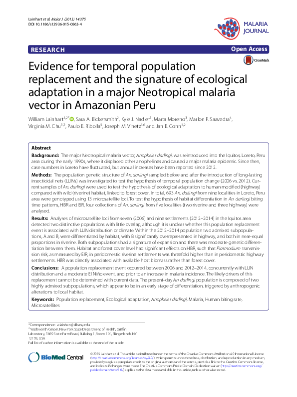 (PDF) Evidence for temporal population replacement and the signature of ...