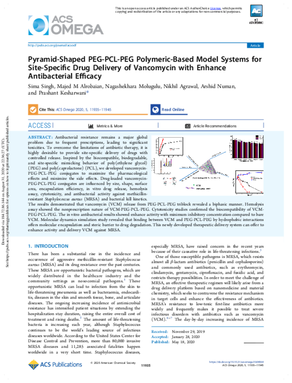 (PDF) Pyramid-Shaped PEG-PCL-PEG Polymeric-Based Model Systems for Site ...