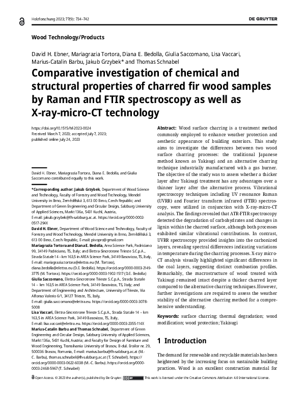 (PDF) Comparative investigation of chemical and structural properties ...