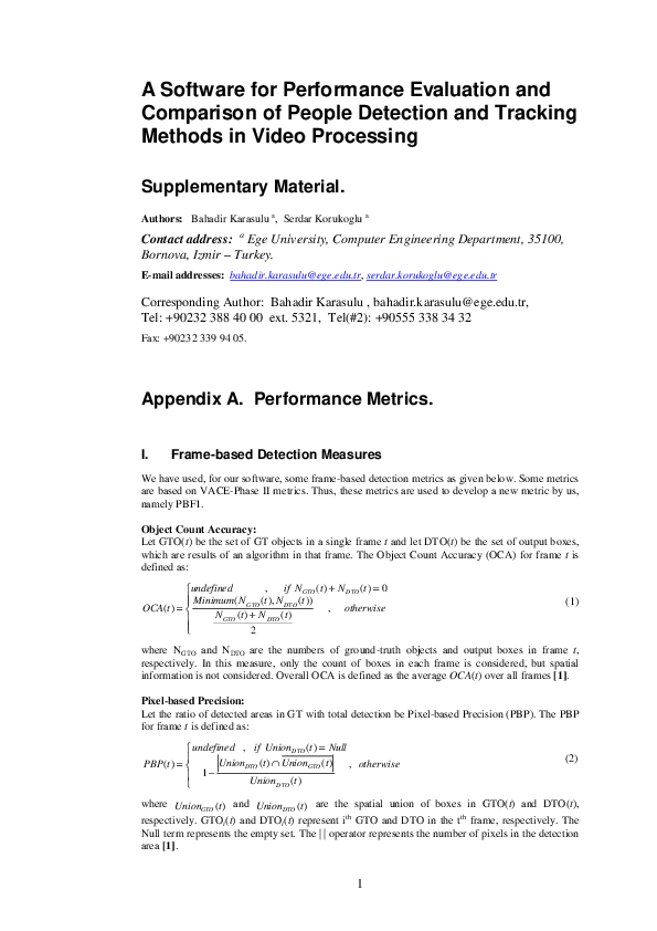 (PDF) A software for performance evaluation and comparison of people ...