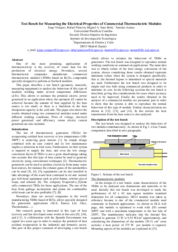 (PDF) Test bench for measuring the electrical properties of commercial ...