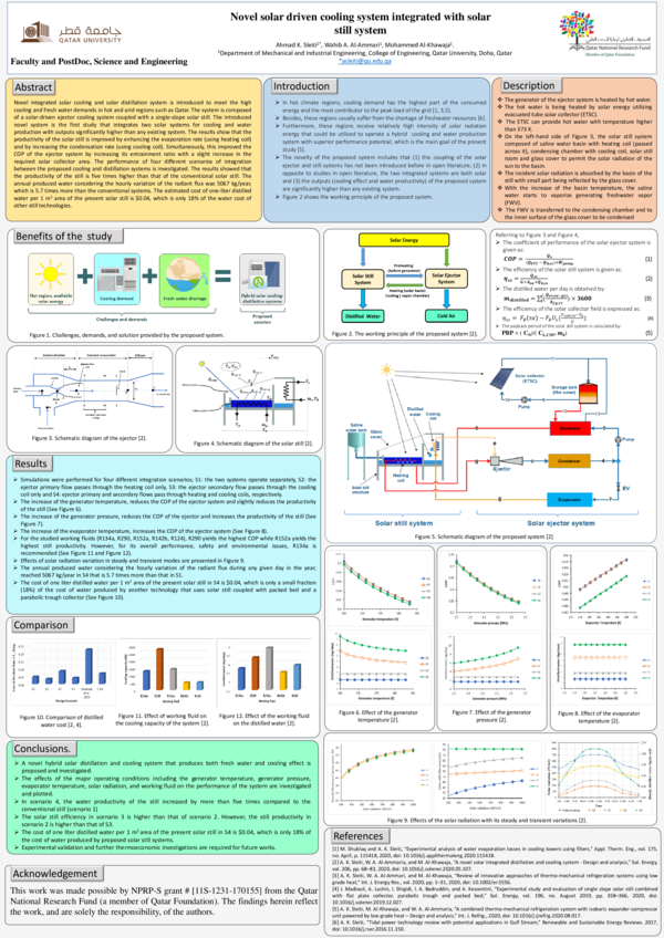 (PDF) Novel Solar driven Cooling System Integrated with Solar Still System