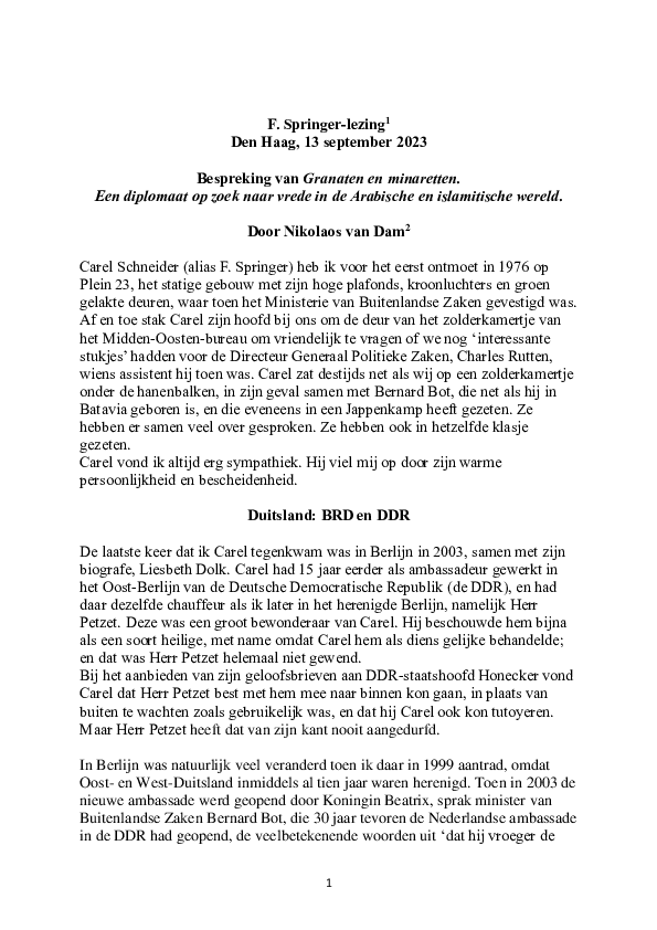 (PDF) F. Springer-lecture, 13 September 2023 | Nikolaos Van Dam ...
