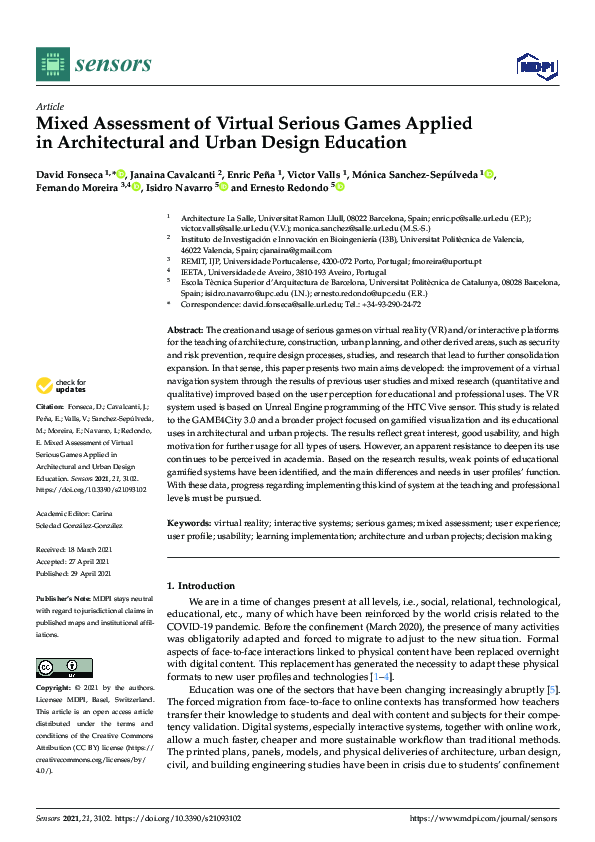(PDF) Mixed Assessment of Virtual Serious Games Applied in ...