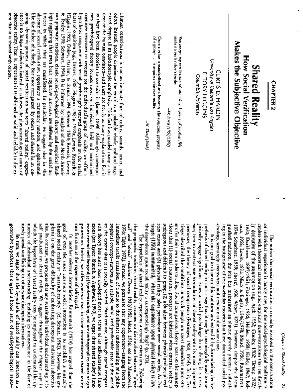 (PDF) Shared reality: How social verification makes the subjective ...