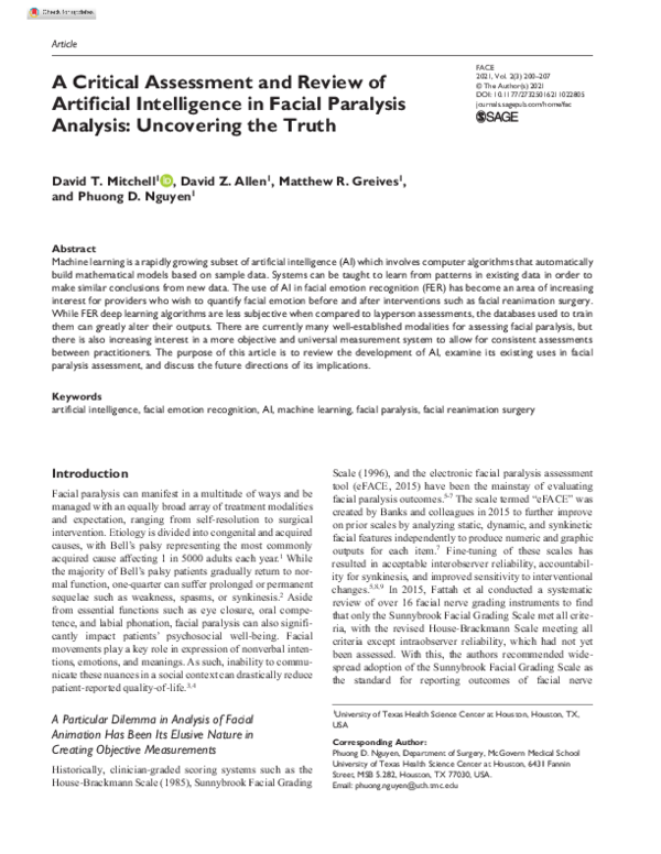 (PDF) A Critical Assessment and Review of Artificial Intelligence in ...