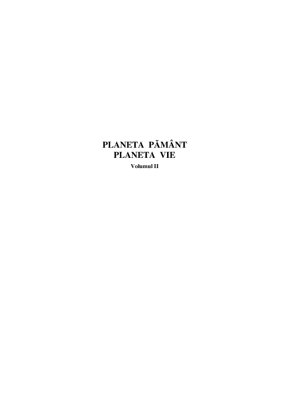 (PDF) Planeta Pamant planeta vie vol II