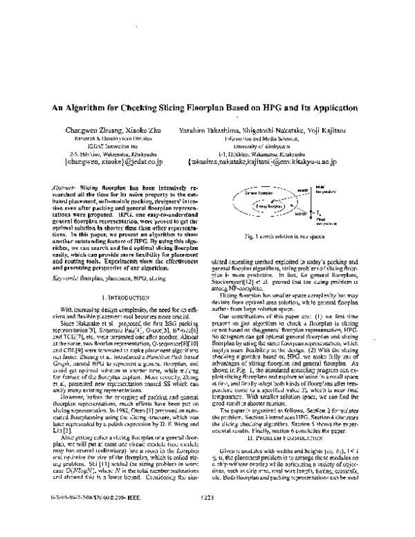 (PDF) An algorithm for checking slicing floorplan based on HPG and its ...