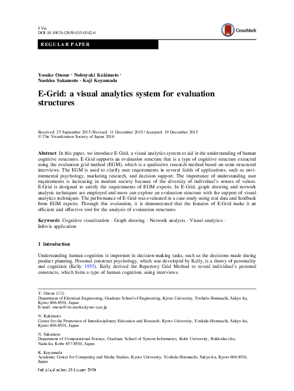 (PDF) E-Grid: a visual analytics system for evaluation structures