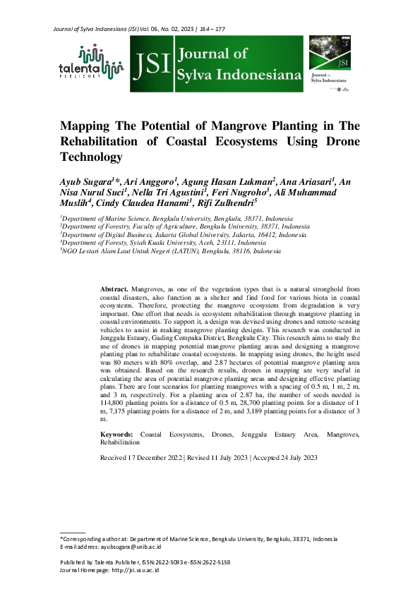 (PDF) Mapping The Potential of Mangrove Planting in The Rehabilitation ...