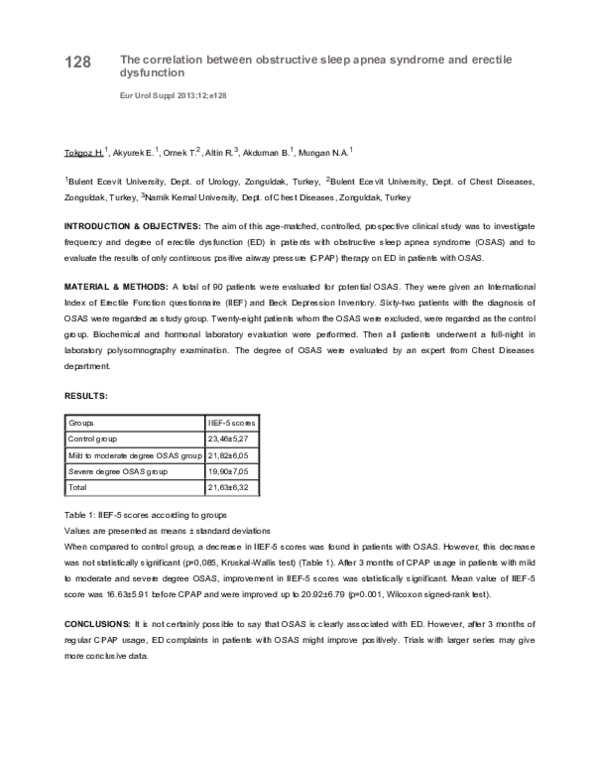 (PDF) 128 The correlation between obstructive sleep apnea syndrome and ...