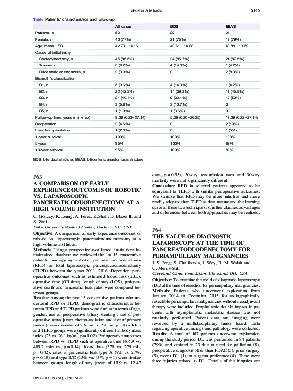 (PDF) A comparison of early experience outcomes of robotic vs ...