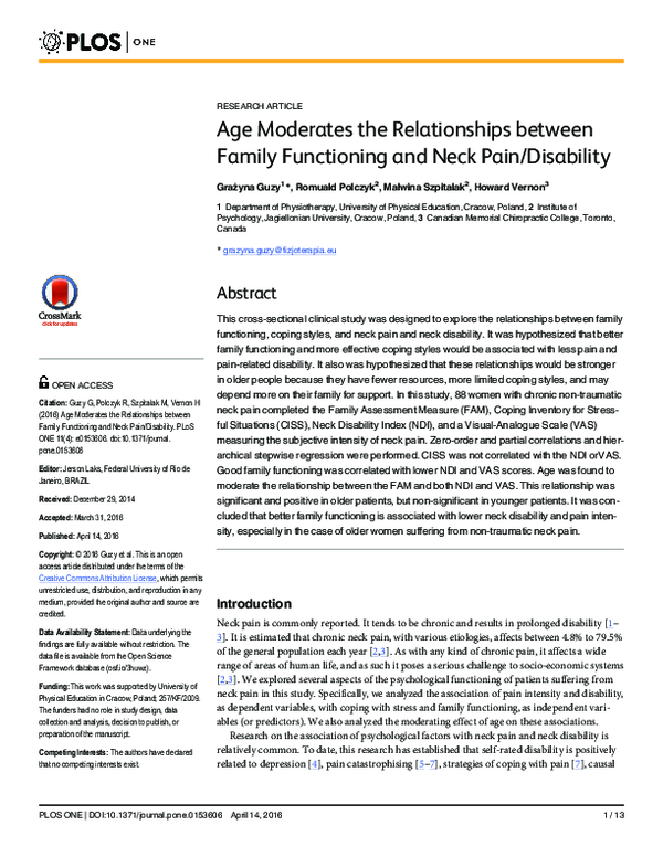 (PDF) Age Moderates the Relationships between Family Functioning and ...