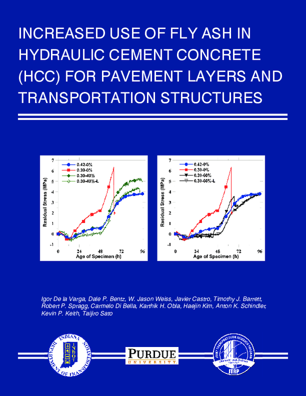 (PDF) Increased Use of Fly Ash in Hydraulic Cement Concrete (HCC) for ...