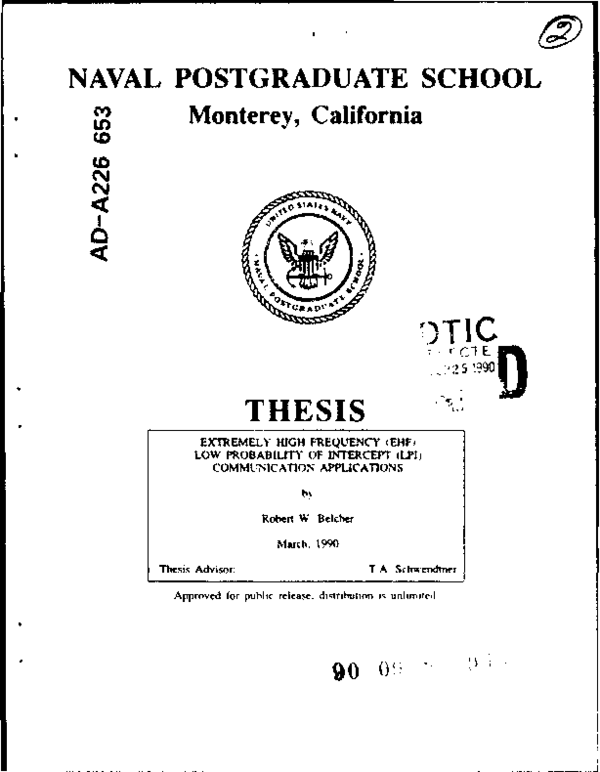  pdf extremely high frequency ehf low probability of intercept lpi