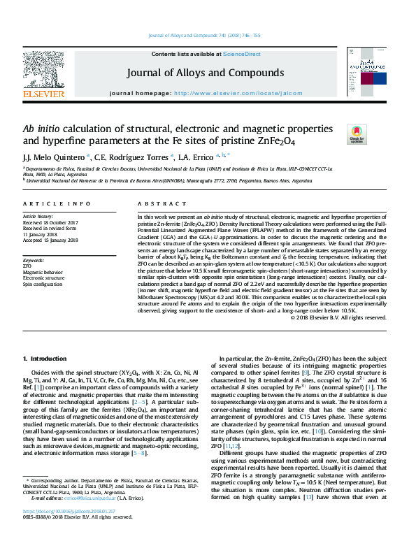 (PDF) Ab-initio calculation of structural, electronic, and optical ...
