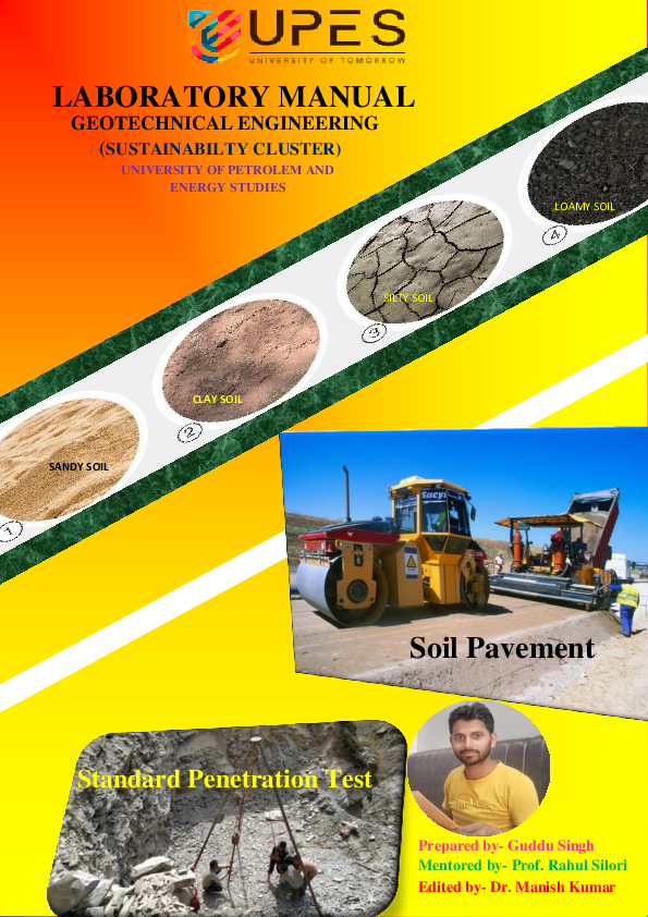 (PDF) Laboratory Manual for Geotechnical Engineering GUDDU SINGH Academia.edu