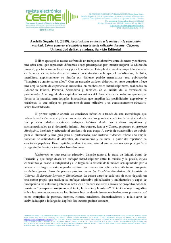 (PDF) Archilla Segade, H. (2019). Aportaciones en torno en torno a la ...