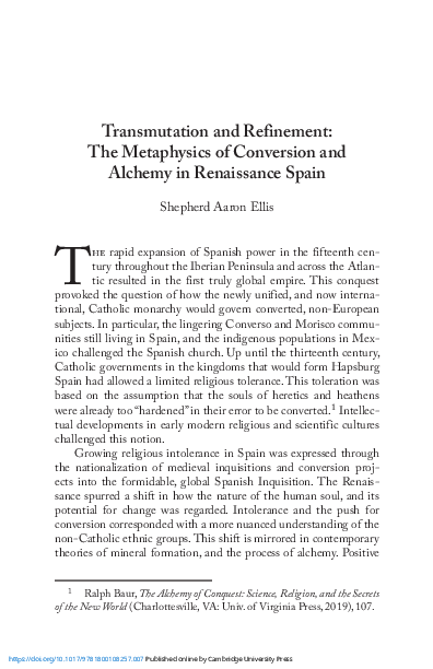 (PDF) Transmutation and Refinement: The Metaphysics of Conversion and ...