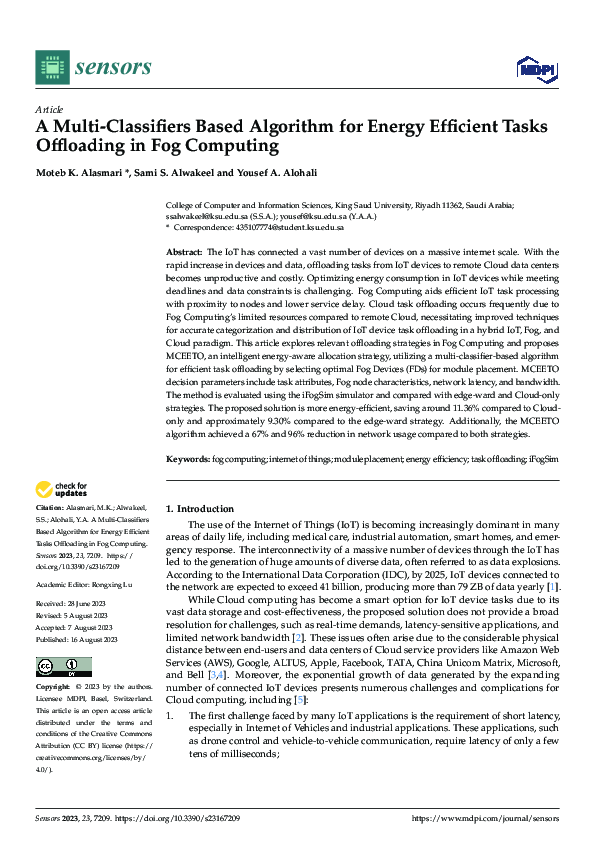 (PDF) A Multi-Classifiers Based Algorithm for Energy Efficient Tasks ...