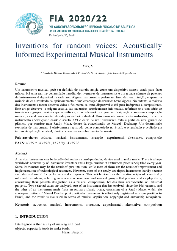 (PDF) Wind Instruments