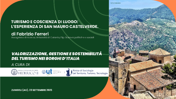 Turismo e coscienza di luogo: l'esperienza di San Mauro Castelverde