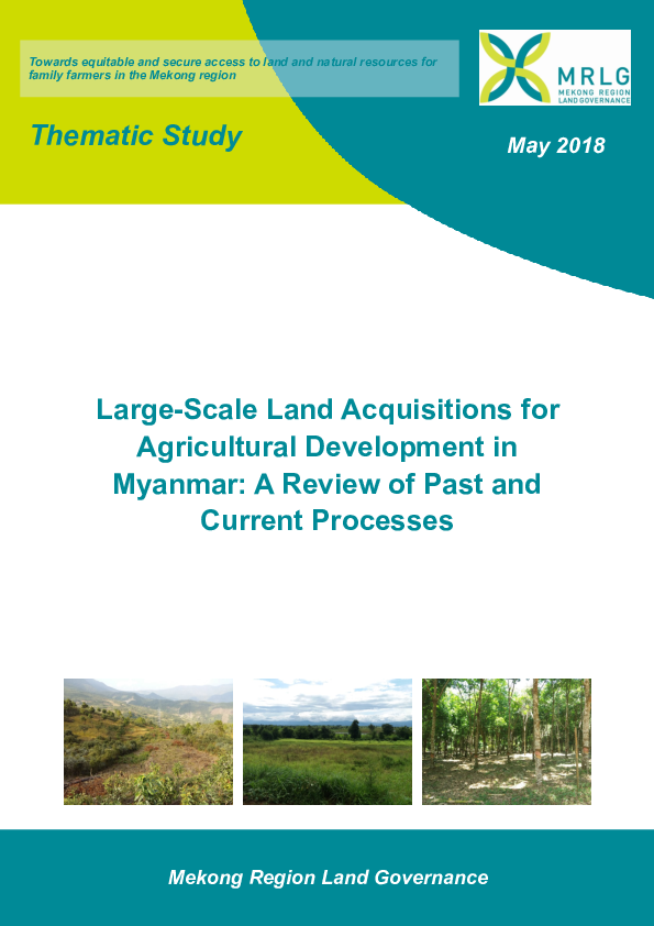 (PDF) Large-Scale Land Acquisitions for Agricultural Development in ...