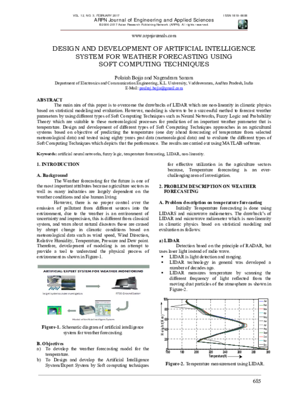 (PDF) Design and Development of Artificial Intelligence System for ...