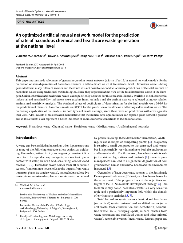 (PDF) An optimized artificial neural network model for the prediction ...