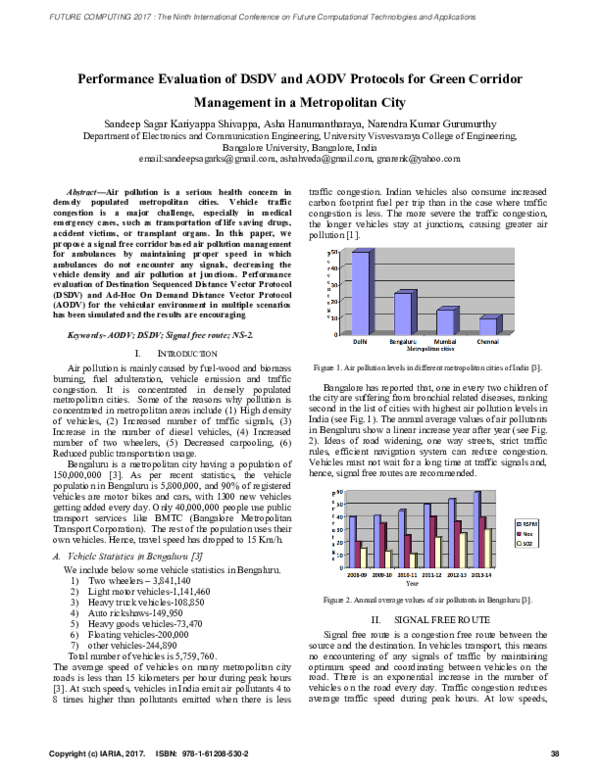 (PDF) Performance Evaluation of DSDV and AODV Protocols for Green ...