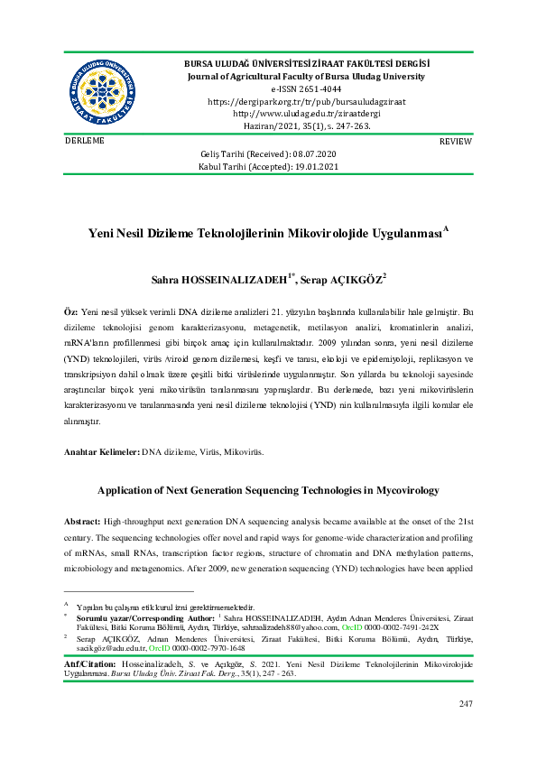 (PDF) Application of next generation sequencing technologies in ...