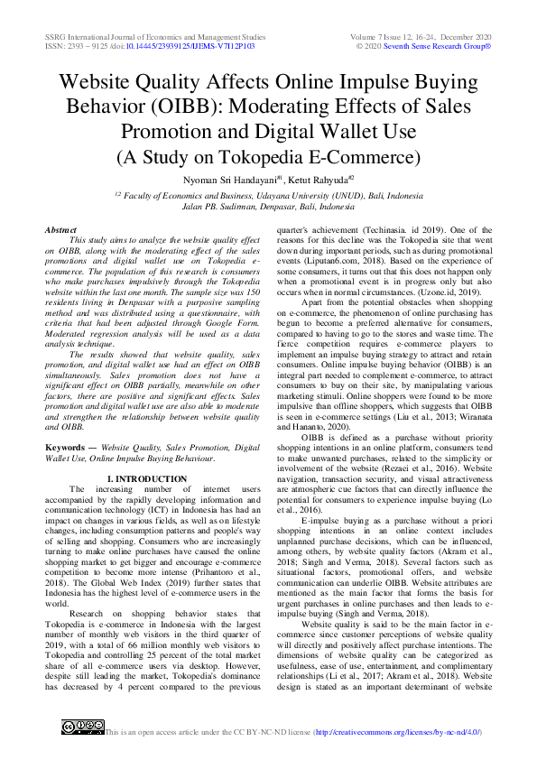 (PDF) Website Quality Affects Online Impulse Buying Behavior (OIBB ...