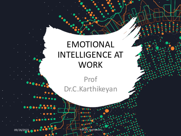 (PPT) Emotional Intelligence at Work