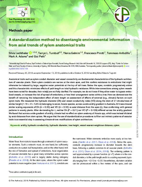 (PDF) A standardization method to disentangle environmental information ...