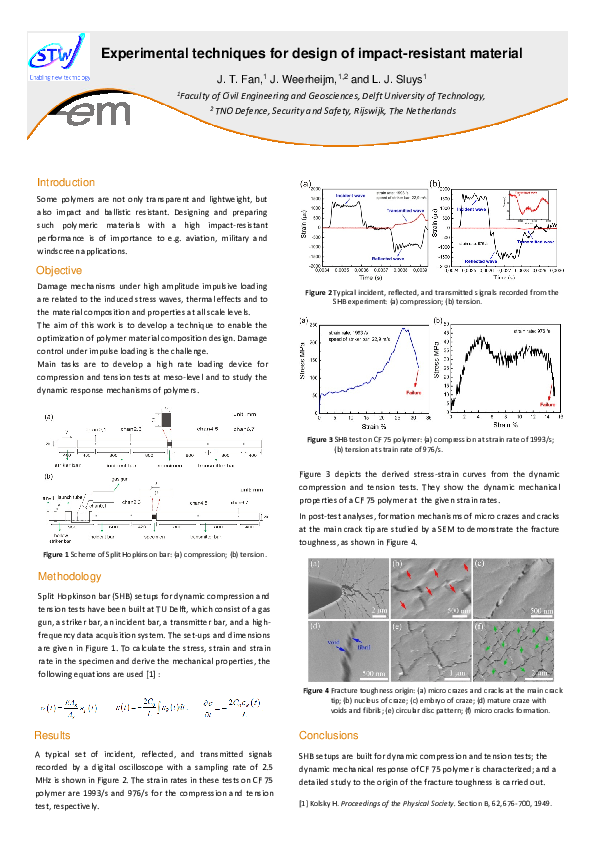 (PDF) Experimental techniques for design of impact-resistant material ...