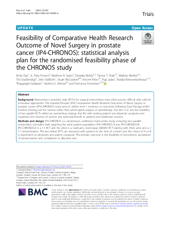 (PDF) Feasibility of Comparative Health Research Outcome of Novel ...