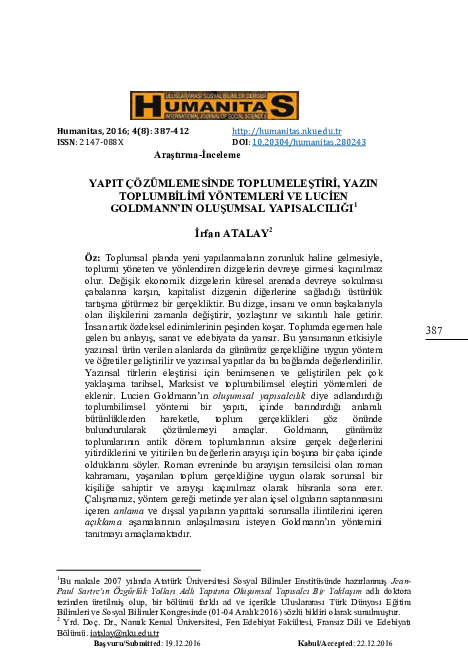 (PDF) Yapit Çözümlemesi̇nde Toplumeleşti̇ri̇, Yazin Toplumbi̇li̇mi̇ ...