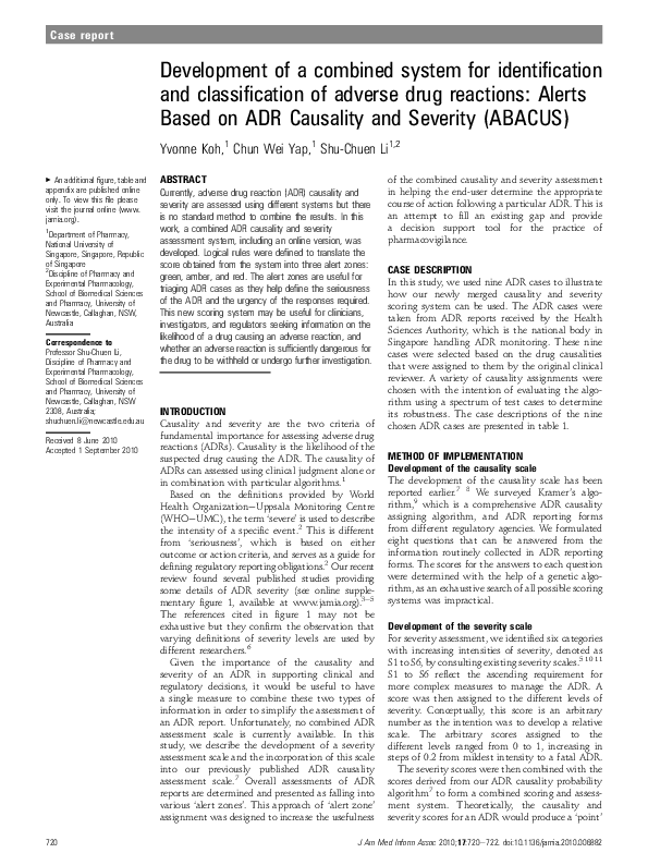 (PDF) Development of a combined system for identification and ...