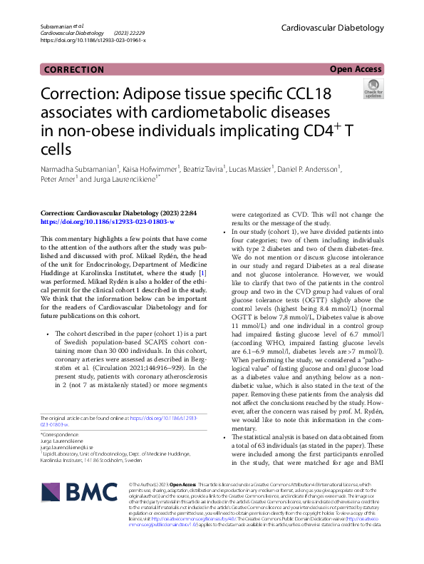 (PDF) Correction: Adipose tissue specific CCL18 associates with ...