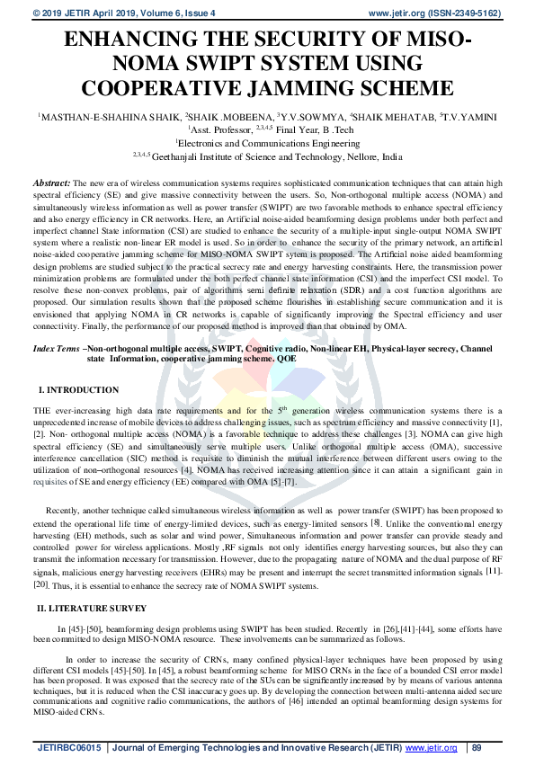 (PDF) Enhancing the Security of Miso-Noma Swipt System Using ...