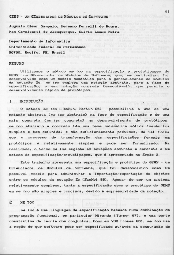 (PDF) GEMS – Um GErenciador de Módulos de Software
